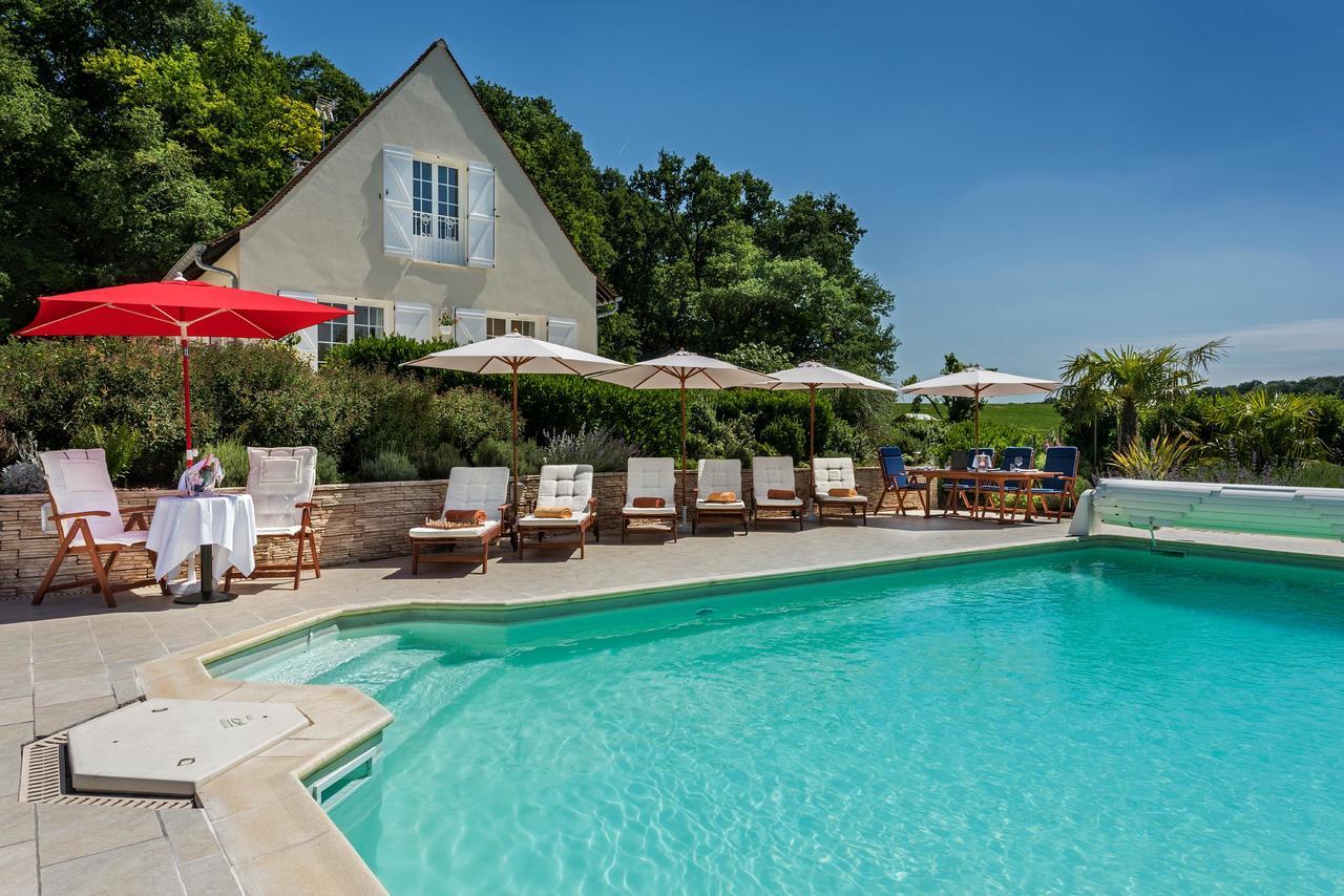 Bed and Breakfast Domaine Du Bois Des Anges Germigny-l'Eveque Exterior foto